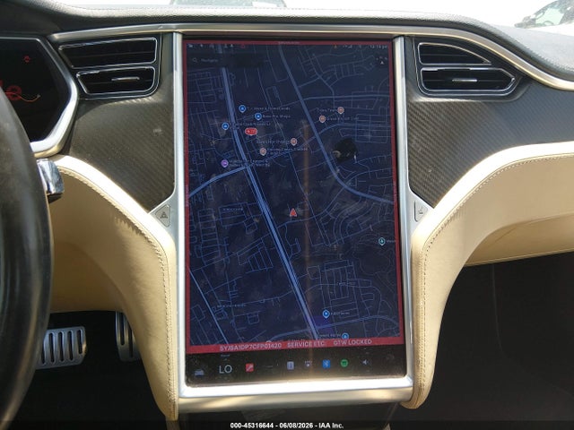 45316644 :رقم المزاد ، 5YJSA1DP7CFP01420 vin ، 2012 Tesla Model S Performance/signature Performance مزاد بيع