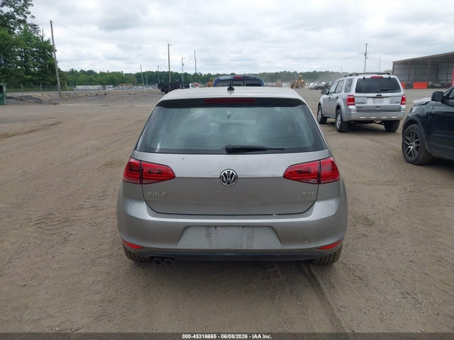 2015 Volkswagen Golf Tdi Se 4-door მანქანა იყიდება აუქციონზე, vin: 3VW2A7AUXFM032926, აუქციონის ნომერი: 45316665