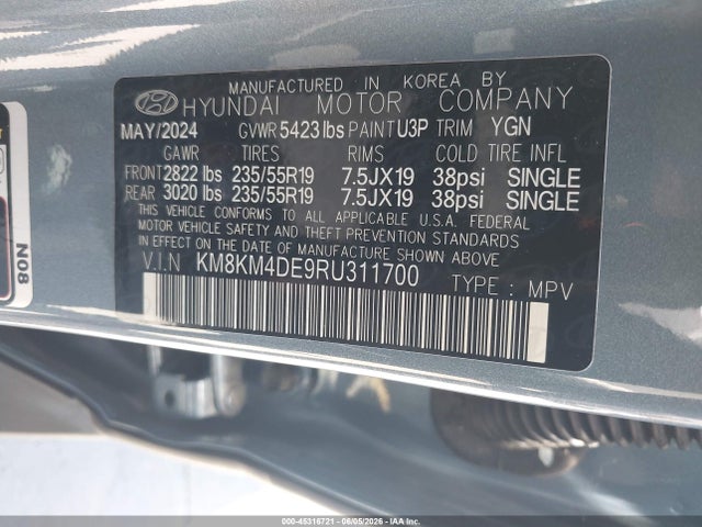 Hyundai IONIQ 5 SE 2024 KM8KM4DE9RU311700 Image 9