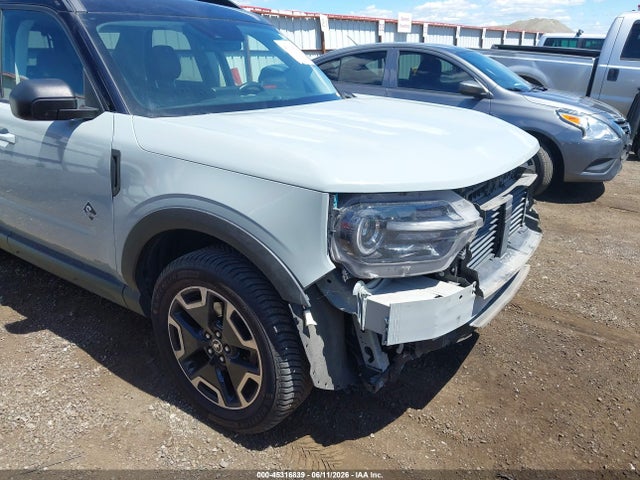 45316839 :رقم المزاد ، 3FMCR9C67MRA49544 vin ، 2021 Ford Bronco Sport Outer Banks مزاد بيع