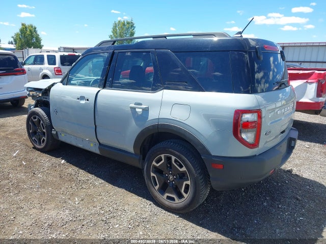 45316839 :رقم المزاد ، 3FMCR9C67MRA49544 vin ، 2021 Ford Bronco Sport Outer Banks مزاد بيع