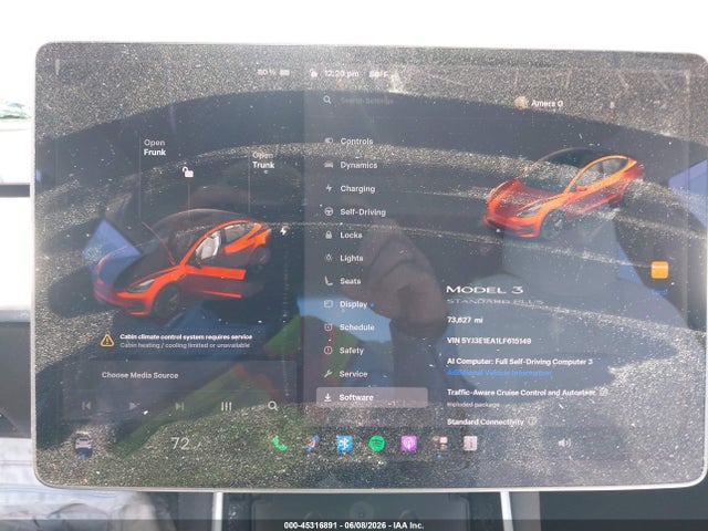Продажа на аукционе авто 2020 Tesla Model 3, vin: 5YJ3E1EA1LF615149, номер лота: 45316891