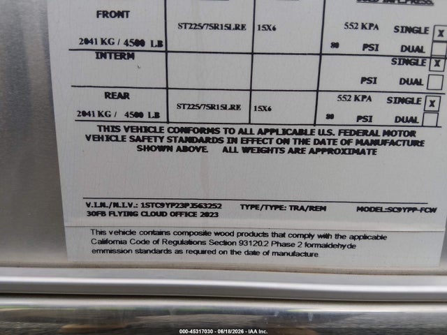 Airstream Other 2023 1STC9YP23PJ563252 Image 9