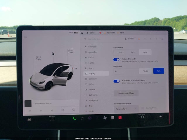 45317060 :رقم المزاد ، 5YJYGDEE4LF014337 vin ، 2020 Tesla Model Y Long Range Dual Motor All-wheel Drive مزاد بيع