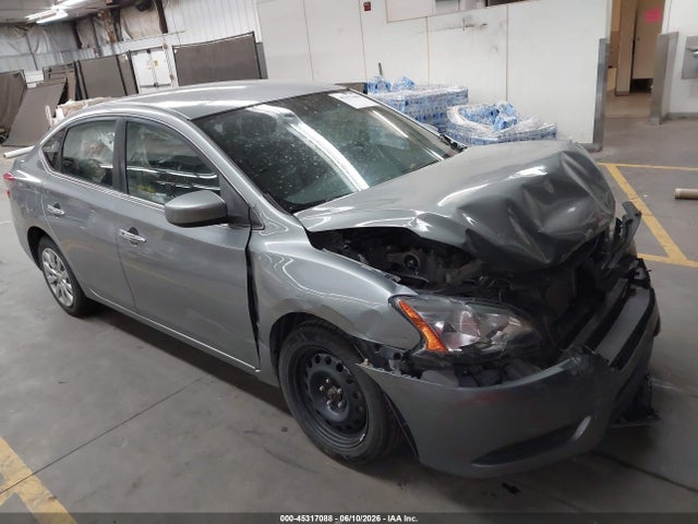 2013 Nissan Sentra Sv მანქანა იყიდება აუქციონზე, vin: 3N1AB7AP1DL606244, აუქციონის ნომერი: 45317088