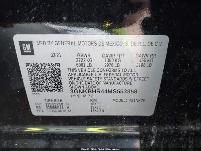 Chevrolet Blazer Awd 2lt 2021 3GNKBHR44MS553358 Image 9