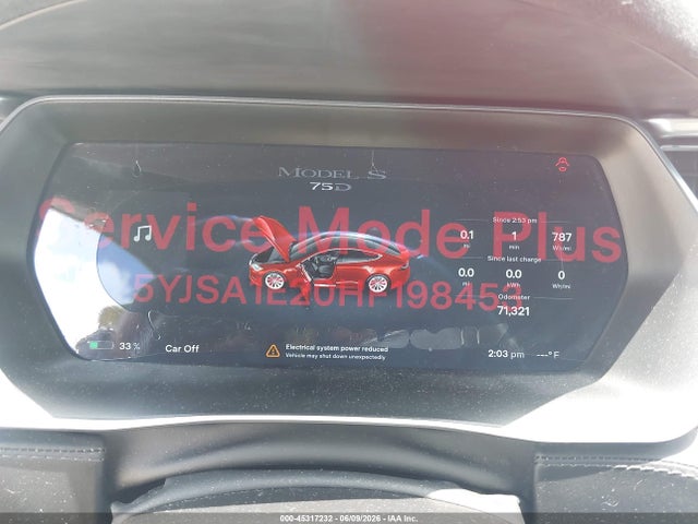 Tesla MODEL S 2017 5YJSA1E20HF198453 Image 7