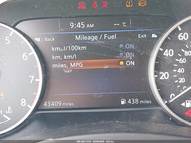 5N1AZ2DS9MC106528 Nissan Murano Platinum Intelligent Awd