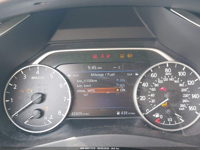 5N1AZ2DS9MC106528 Nissan Murano Platinum Intelligent Awd