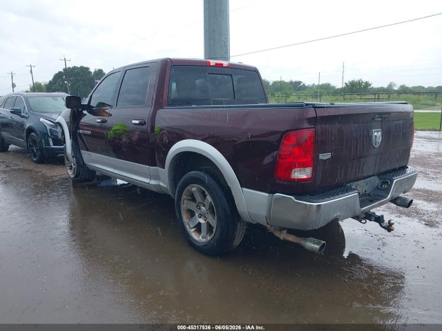 Продаж на аукціоні авто 2012 Ram 1500 Laramie, vin: 1C6RD7NT9CS238744, номер лоту: 45317536