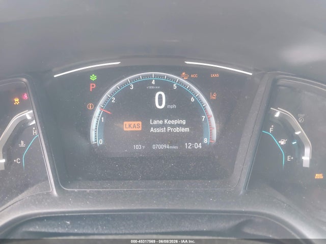 Honda Civic Lx 2020 2HGFC2F68LH529173 Image 7