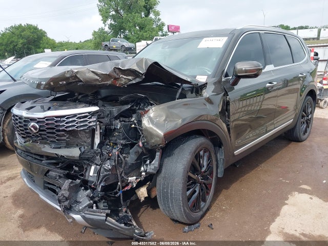 2021 Kia Telluride Sx მანქანა იყიდება აუქციონზე, vin: 5XYP5DHC6MG129270, აუქციონის ნომერი: 45317582