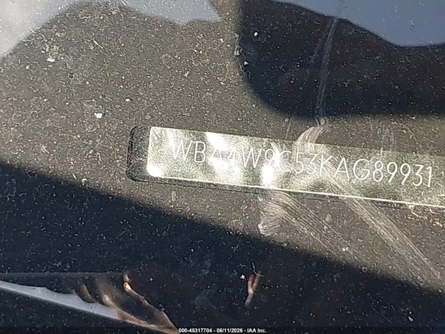 Aukcja sprzedaży 2019 Bmw 440i Xdrive, vin: WBA4W9C53KAG89931, numer aukcji: 45317704