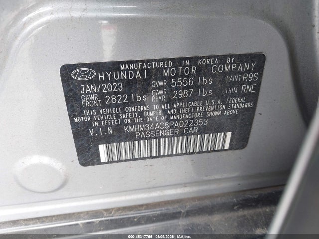 Hyundai Ioniq 6 Sel 2023 KMHM34AC8PA022353 Image 9
