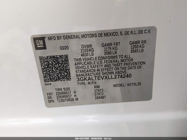 GMC Terrain Awd Sle 2020 3GKALTEVXLL274240 Image 9