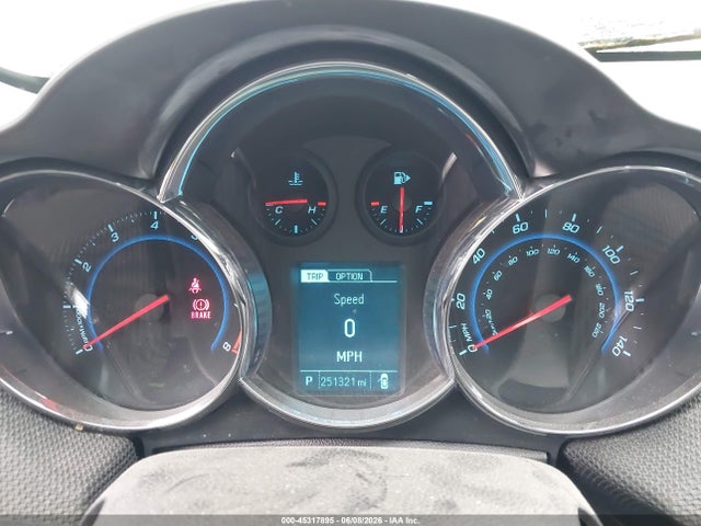 2013 Chevrolet Cruze 1lt Auto მანქანა იყიდება აუქციონზე, vin: 1G1PC5SB2D7319164, აუქციონის ნომერი: 45317895