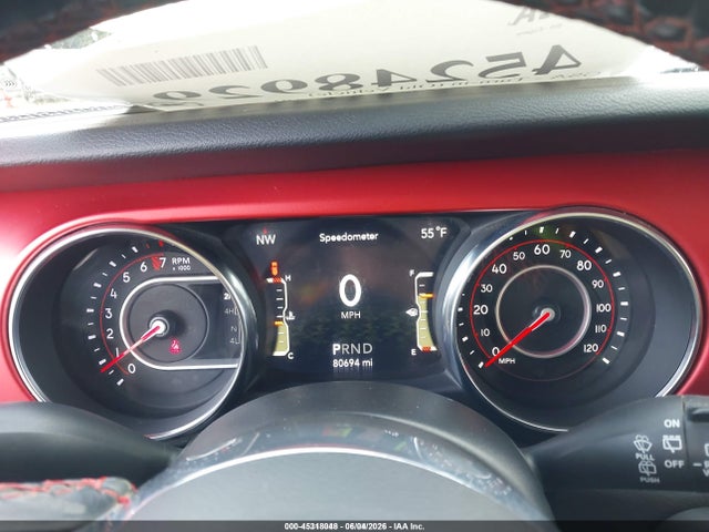 2020 Jeep Wrangler Unlimited Rubicon 4x4 მანქანა იყიდება აუქციონზე, vin: 1C4HJXFG5LW125364, აუქციონის ნომერი: 45318048