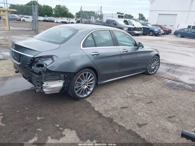 45318055 :رقم المزاد ، 55SWF4JB3HU227274 vin ، 2017 Mercedes-benz C 300 Sport مزاد بيع