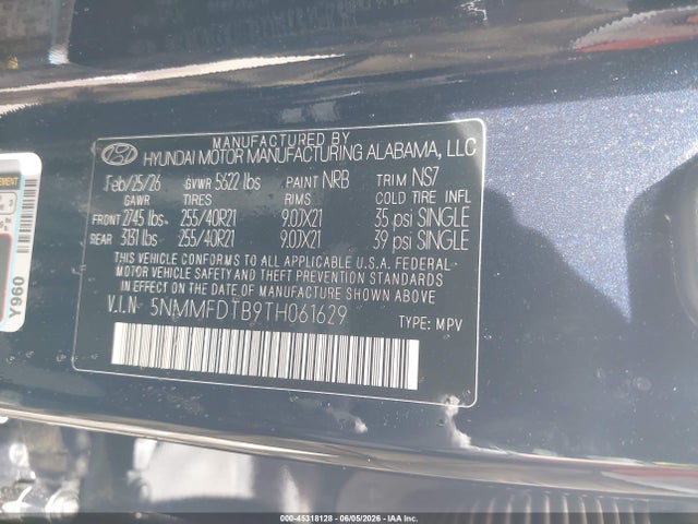 Продажа на аукционе авто 2026 Genesis Gv70 2.5t Sport Prestige, vin: 5NMMFDTB9TH061629, номер лота: 45318128