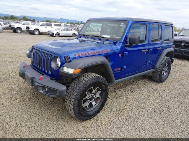 2020 Jeep Wrangler Unlimited Rubicon 4x4 მანქანა იყიდება აუქციონზე, vin: 1C4HJXFG1LW125362, აუქციონის ნომერი: 45318238