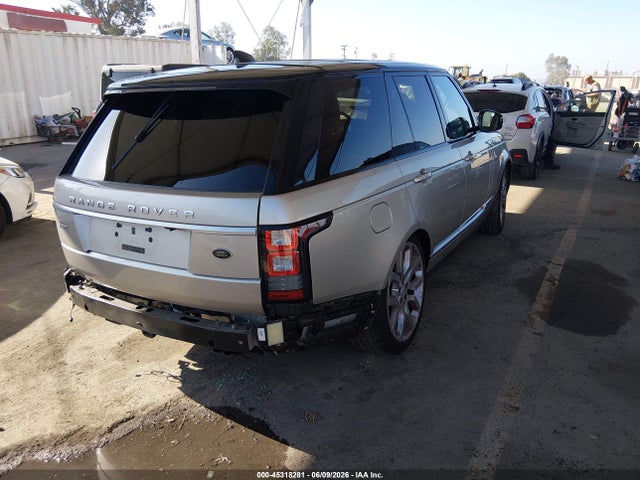 SALGS2FV5HA345692 Land Rover Range Rover 3.0l V6 Supercharged Hse