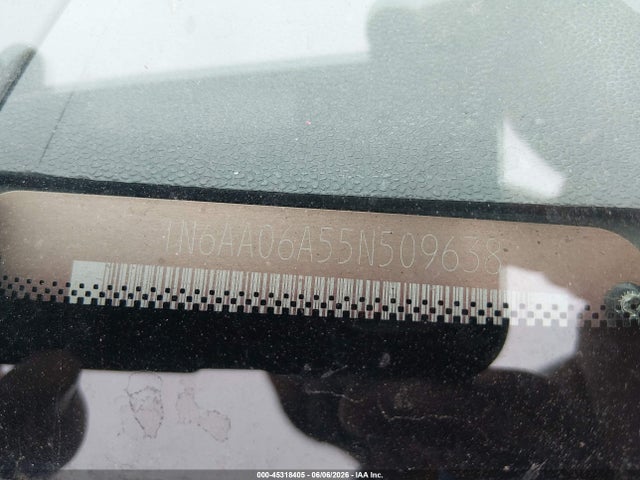 Aukcja sprzedaży 2005 Nissan Titan Se, vin: 1N6AA06A55N509638, numer aukcji: 45318405