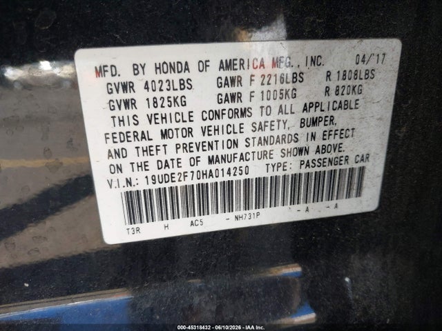 Acura Ilx Premium Package/technology Plus Package 2017 19UDE2F70HA014250 Image 9