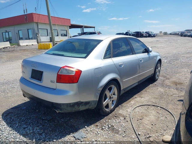 2003 Audi A4 3.0 მანქანა იყიდება აუქციონზე, vin: WAULT68E43A372167, აუქციონის ნომერი: 45318474