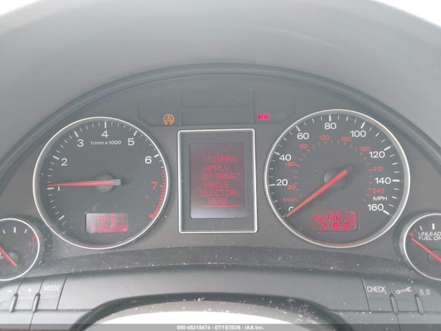 2003 Audi A4 3.0 მანქანა იყიდება აუქციონზე, vin: WAULT68E43A372167, აუქციონის ნომერი: 45318474