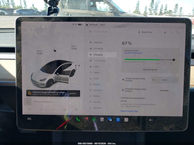 Продаж на аукціоні авто 2021 Tesla Model 3 Long Range, vin: 5YJ3E1EB4MF009208, номер лоту: 45318480