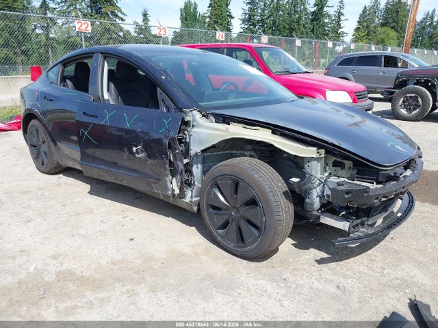 45318543 :رقم المزاد ، 5YJ3E1EA5SF950977 vin ، 2025 Tesla Model 3 Long Range Rear-wheel Drive/standard Rear-wheel Drive مزاد بيع