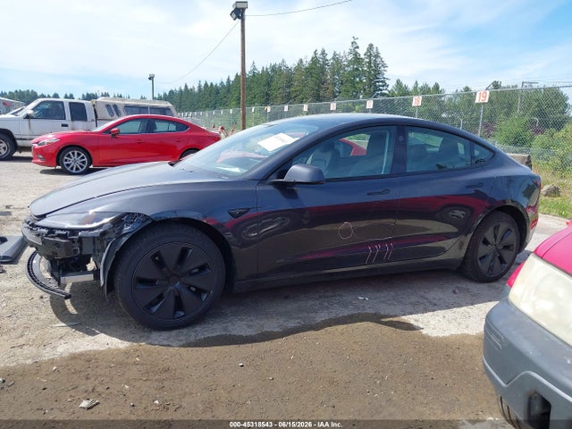 45318543 :رقم المزاد ، 5YJ3E1EA5SF950977 vin ، 2025 Tesla Model 3 Long Range Rear-wheel Drive/standard Rear-wheel Drive مزاد بيع