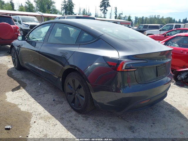 45318543 :رقم المزاد ، 5YJ3E1EA5SF950977 vin ، 2025 Tesla Model 3 Long Range Rear-wheel Drive/standard Rear-wheel Drive مزاد بيع