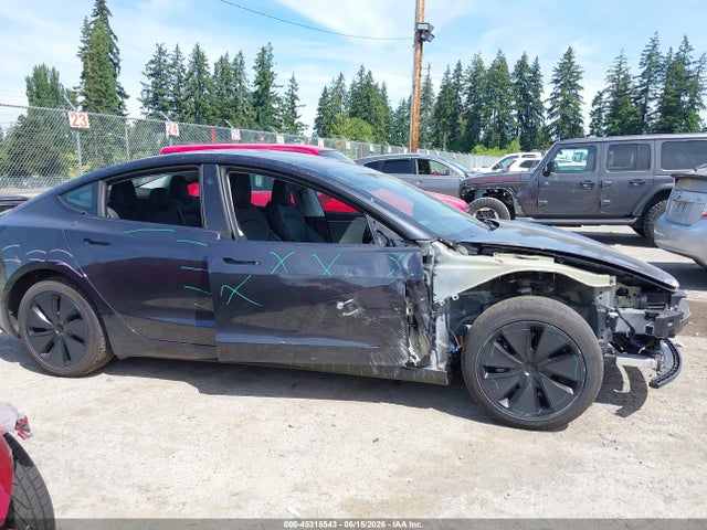 45318543 :رقم المزاد ، 5YJ3E1EA5SF950977 vin ، 2025 Tesla Model 3 Long Range Rear-wheel Drive/standard Rear-wheel Drive مزاد بيع