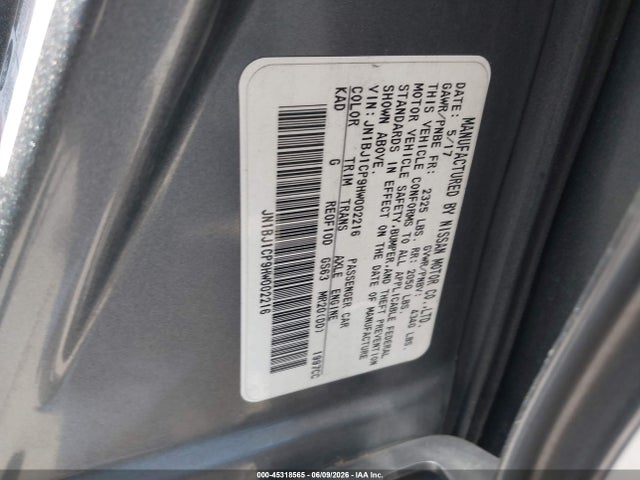 JN1BJ1CP9HW002216 Nissan Rogue Sport S