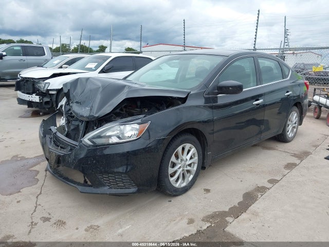 2018 Nissan Sentra Sv მანქანა იყიდება აუქციონზე, vin: 3N1AB7APXJL619845, აუქციონის ნომერი: 45318644