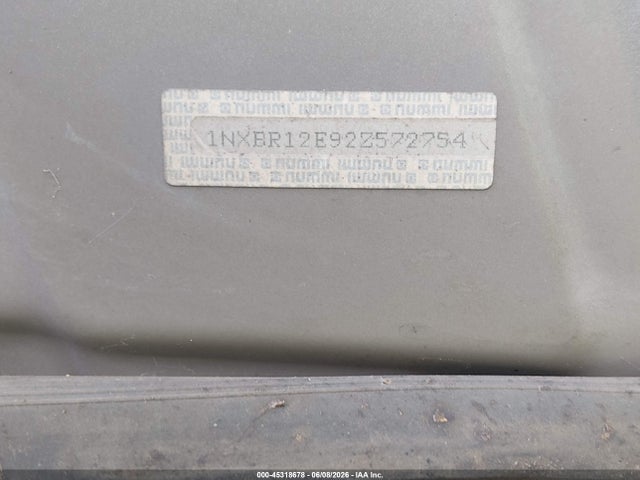Aukcja sprzedaży 2002 Toyota Corolla Ce, vin: 1NXBR12E92Z572754, numer aukcji: 45318678