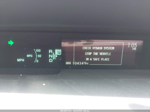 2013 Toyota Prius Three მანქანა იყიდება აუქციონზე, vin: JTDKN3DU5D0351615, აუქციონის ნომერი: 45318703
