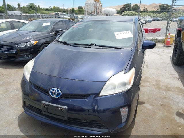 2013 Toyota Prius Three მანქანა იყიდება აუქციონზე, vin: JTDKN3DU5D0351615, აუქციონის ნომერი: 45318703