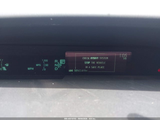 2013 Toyota Prius Three მანქანა იყიდება აუქციონზე, vin: JTDKN3DU5D0351615, აუქციონის ნომერი: 45318703