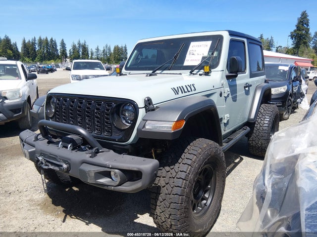 Продажа на аукционе авто 2024 Jeep Wrangler 2-door Willys 4x4, vin: 1C4PJXAG3RW301288, номер лота: 45318728