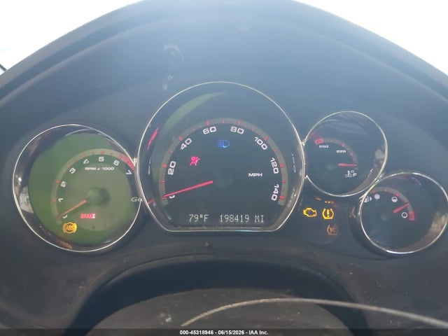 45318946 :رقم المزاد ، 1G2ZK17K494242587 vin ، 2009 Pontiac G6 New Gt مزاد بيع