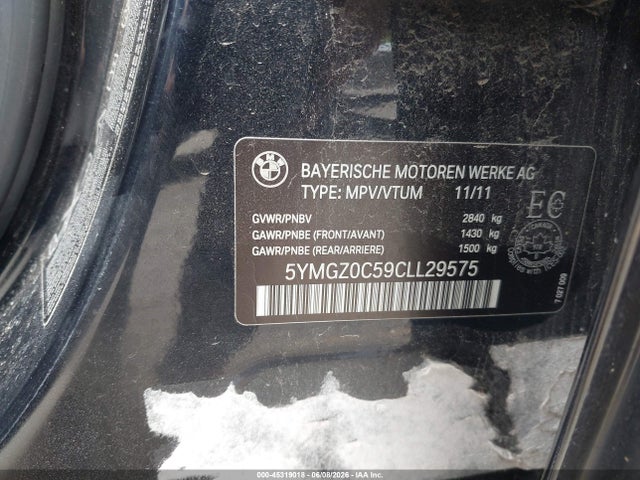 Aukcja sprzedaży 2012 Bmw X6 M, vin: 5YMGZ0C59CLL29575, numer aukcji: 45319018