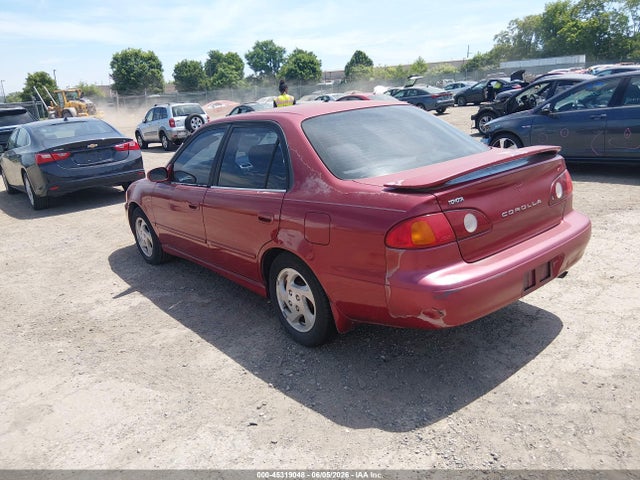 2001 Toyota Corolla S მანქანა იყიდება აუქციონზე, vin: 2T1BR12E11C460059, აუქციონის ნომერი: 45319048