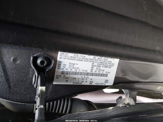 1FADP3F2XEL399258 Ford FOCUS SE