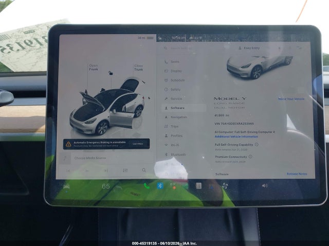 Aukcja sprzedaży 2024 Tesla Model Y Long Range Dual Motor All-wheel Drive, vin: 7SAYGDEEXRA253965, numer aukcji: 45319135