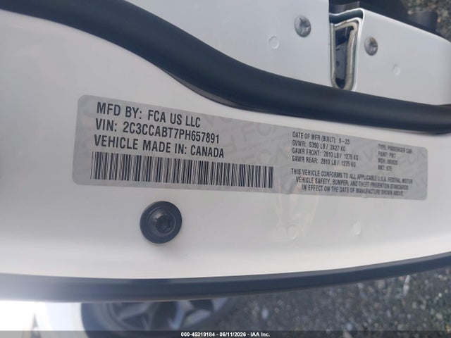 Aukcja sprzedaży 2023 Chrysler 300 300s, vin: 2C3CCABT7PH657891, numer aukcji: 45319184