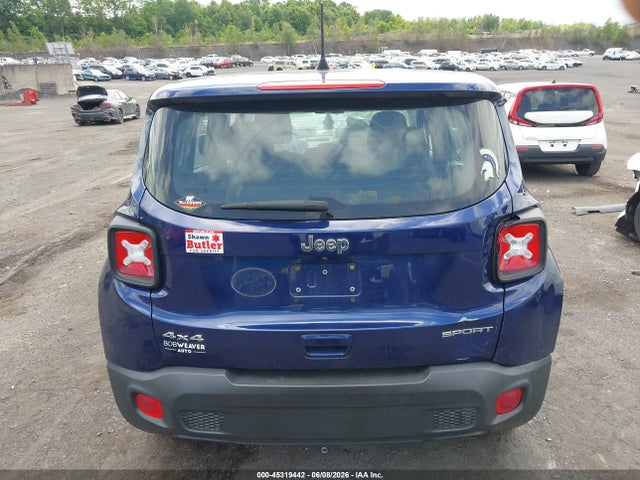 45319442 :رقم المزاد ، ZACNJBAB1KPJ75172 vin ، 2019 Jeep Renegade Sport 4x4 مزاد بيع