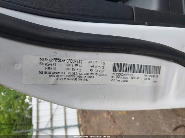 45319455 :رقم المزاد ، 2C3CA1CV4AH279929 vin ، 2010 Chrysler 300 Touring Plus مزاد بيع