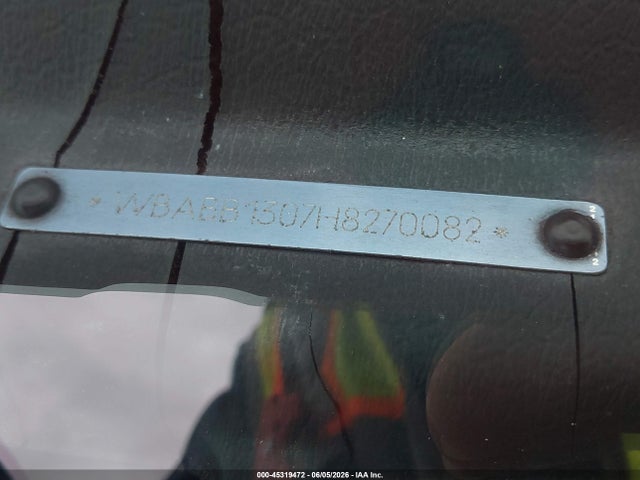 45319472 :رقم المزاد ، WBABB1307H8270082 vin ، 1987 Bmw 325 I مزاد بيع